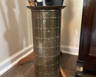 Brass umbrella stand