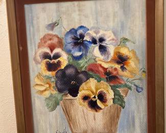 Framed original painting