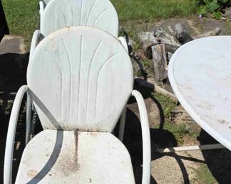 Metal Tulip Chairs