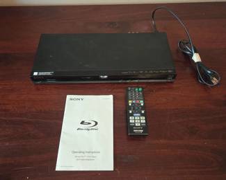 Sony BluRay DVD player