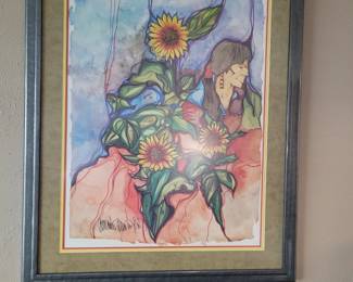 Autographed Wall framed prints 3 -Amando Pena