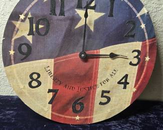 Liberty and Justice for All Clock