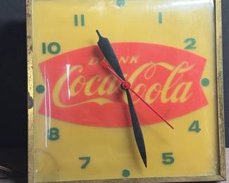 Coca-Cola clock vintage