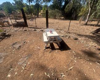 Kids picnic bench 