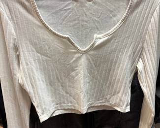 clothing womensWomens cropped long sleeve tops
