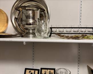 Silverplate Trophy items 