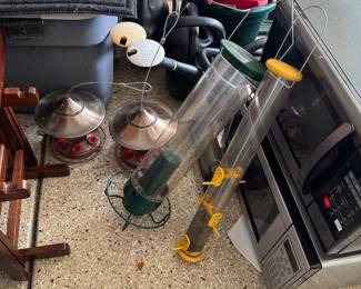Bird Feeders, Microwaves 