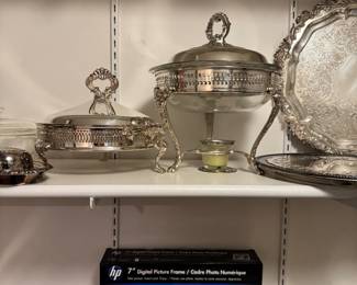 Silverplate Buffet Items 