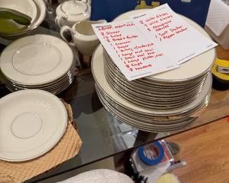 Lenox Montclaire Dinnerware for 8 , plus accessories  