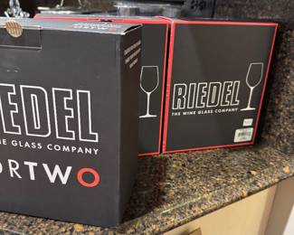 Riedel Wine Glasses in box 