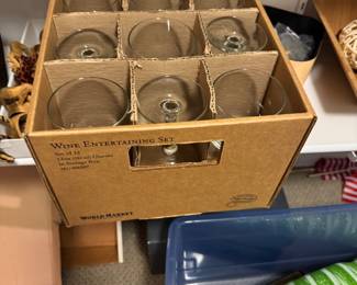 Wine Glasses and there are more for your party this season 