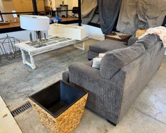 Couch is pretty beaten up
