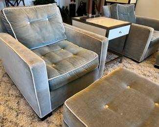 Patagonia boxy chairs with ottomans. They are definitely in a used and worn condition- but can't beat Patagonia bones/frame and quality!