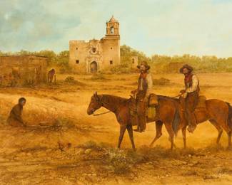 Raul Gutierrez, Riders at Mission San Jose - LOT 316