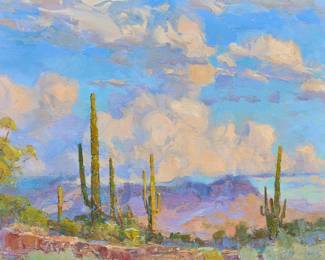 Greg Wallace, "Cloud Capped" - LOT 63