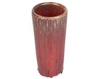 Harding Black, Red Incised Vase, 1959 - LOT 362