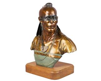 Dan Garrett, Native American Bust - LOT 272