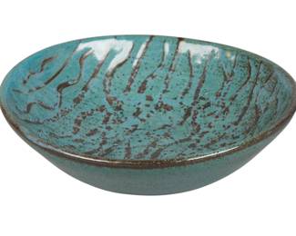 Harding Black, Blue Incised Bowl, 1959 - LOT 363