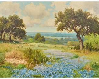Porfirio Salinas, "Bluebonnets and Beyond", 1939 - LOT 9