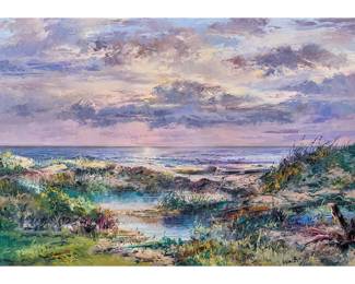 Jose Vives-Atsara, "Sunrise at South Padre Island" - LOT 299