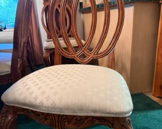 Chair for wooden table for 10, 10 chairs comes with table