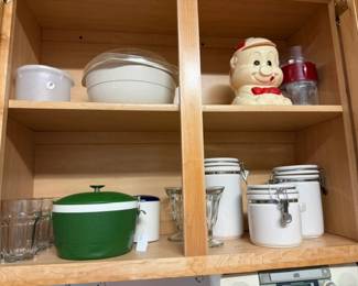 Vintage to now kitchen decor