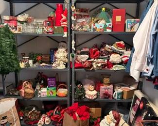 Always Christmas Decor, Cedar Chest full of Christmas sweaters and sweatshirts