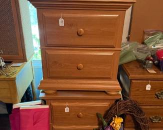 Night stands for Five piece bedroom set sold individually or as a set