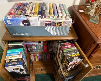 VHS tapes and lots of them