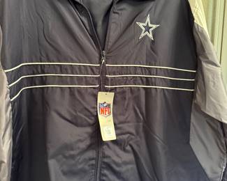 Dallas Cowboy sweat suit and also just a jacket never worn