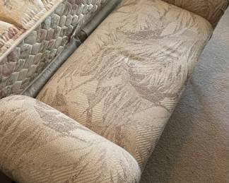 Queen Anne Style Upholstered Bench