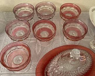 Indiana Glass, Flash Red Glass