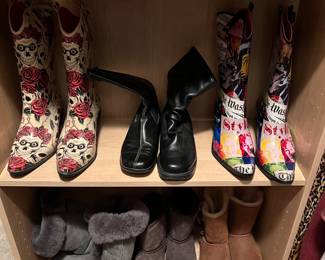 Ladies boots and shoes