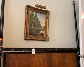 Queen Empire Style Wooden Poster Bed, ART