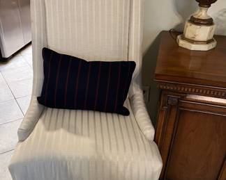 Queen Anne Wingback Chair
