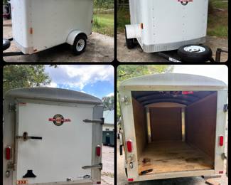 5 x 8 Cargo Trailer made in Toccoa  Even comes with spare tire.  