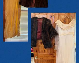 Vintage dress, Minks and Wedding dress