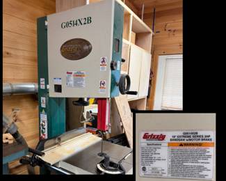 Grizzly  19 inch 3 HP Bandsaw - this item is available now call to make an appointment