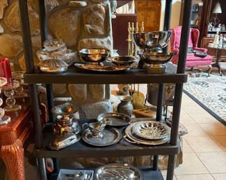 Large Assortment of Silverplate