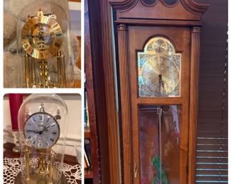Anniversary Clocks - 1 Ethan Allen. Howard Miller Grandfather Clock