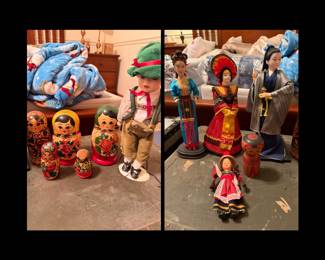 Nesting Dolls and oriental dolls