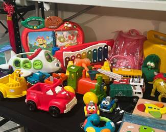 Disney VHS and toys