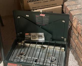 Coleman camping grill