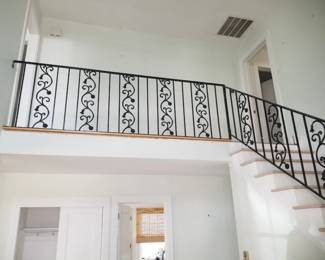 Wrought iron railing