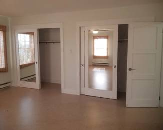 Mirrored closet doors