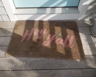 Welcome mat