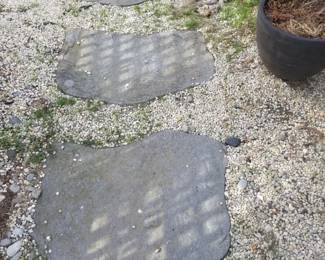 Slate stepping stones