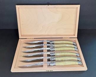 Jean Dubost Laguiole Steak Knives Set