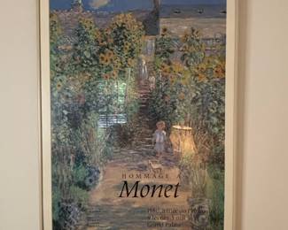 Hommage a Monet Grand Palais Exhibition Poster