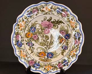 K. Nikolaou Skyros Greek Pottery Plate